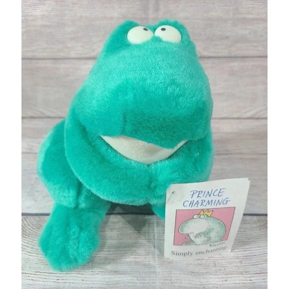 Gund Sandra Boynton Plush Prince Charming Stuffed Frog Simply Enchanting 7" 1992 - Picture 1 of 6